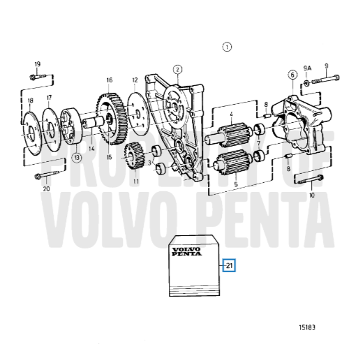 Volvo Penta Overhaul Kit 276150