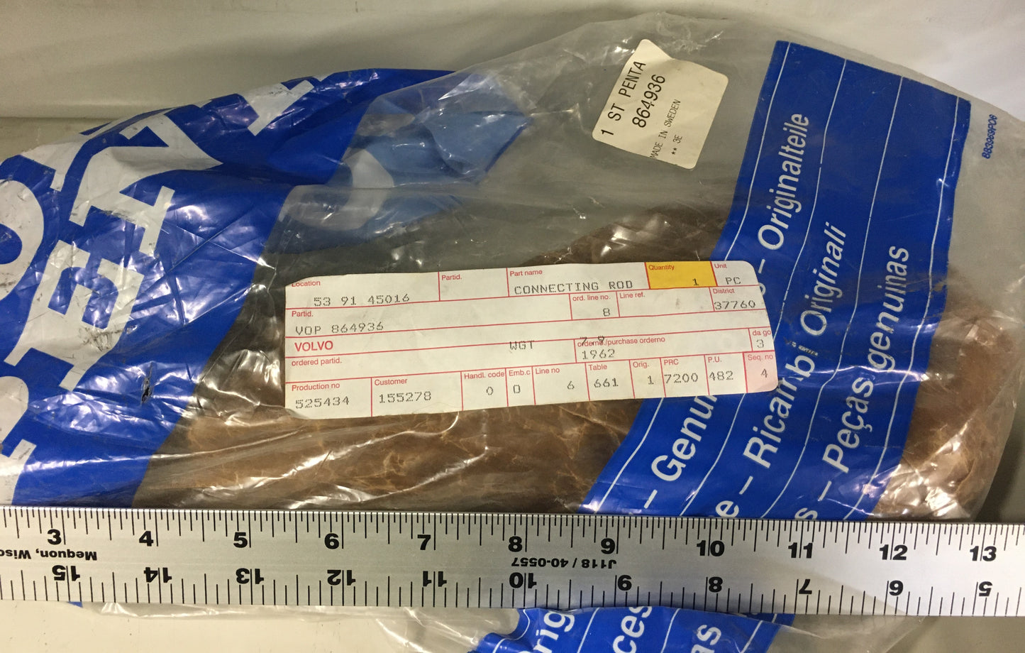 Volvo Penta Circulating / Coolant Pump Rebuild Kit 876794