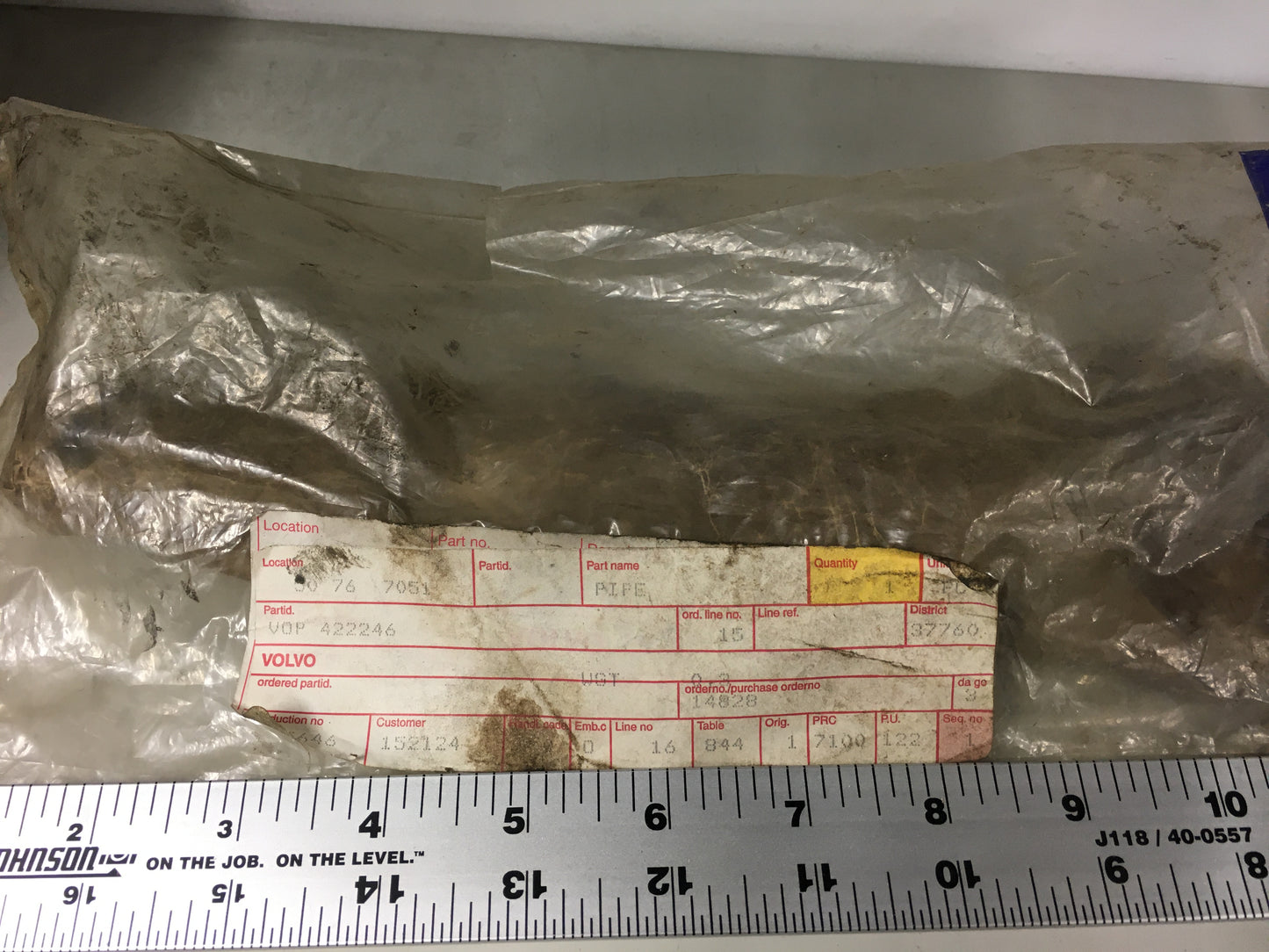 Volvo Penta Oil Return Pipe 422246