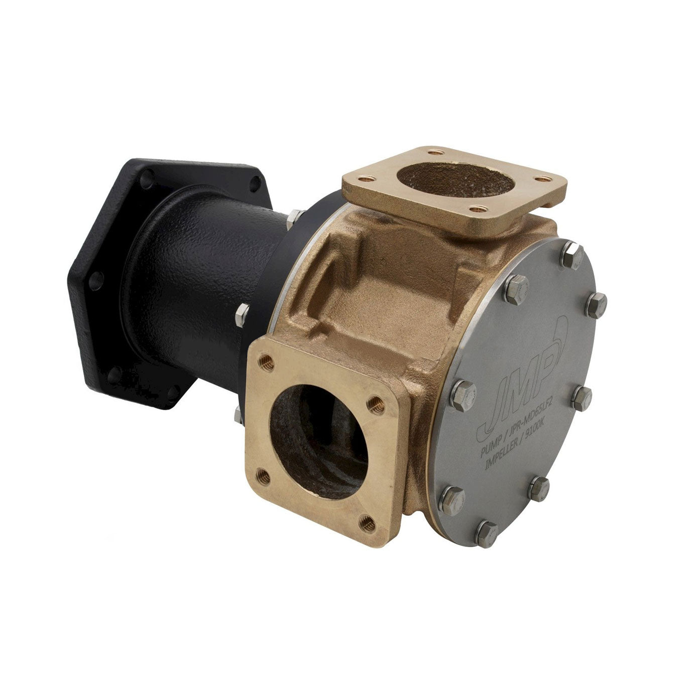 JMP Marine Mitsubishi Replacement Engine Cooling Seawater Pump (Replaces 37553-28100, 37555-101N0, 37553-10100).