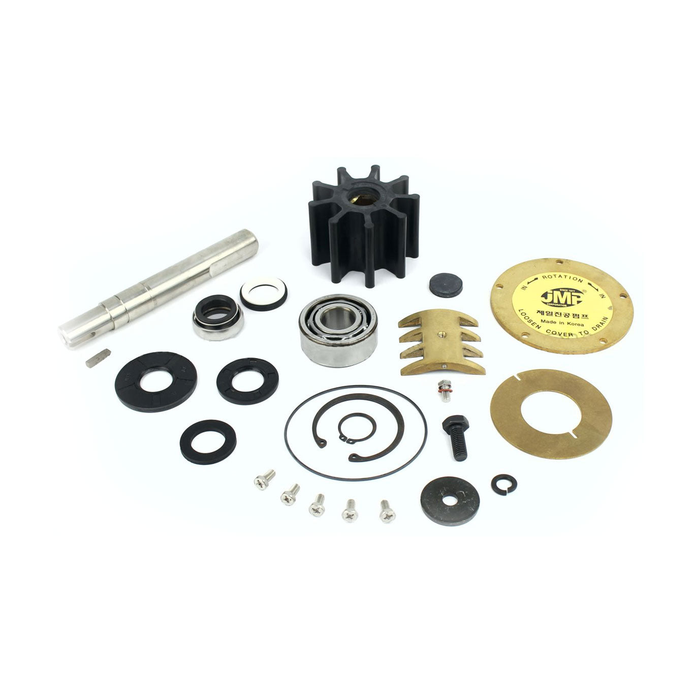 JMP Marine Cummins Engine Cooling Seawater Pump Major Service Kit (For JPR-C1040 Cummins replacement pump).