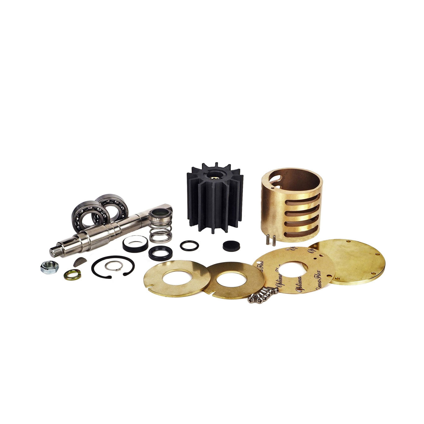 JMP Marine Detroit Diesel Engine Cooling Raw Water / Seawater Pump Major Service Parts Repair Kit #JSK0024. Replaces Detroit Diesel Kit #5197224.