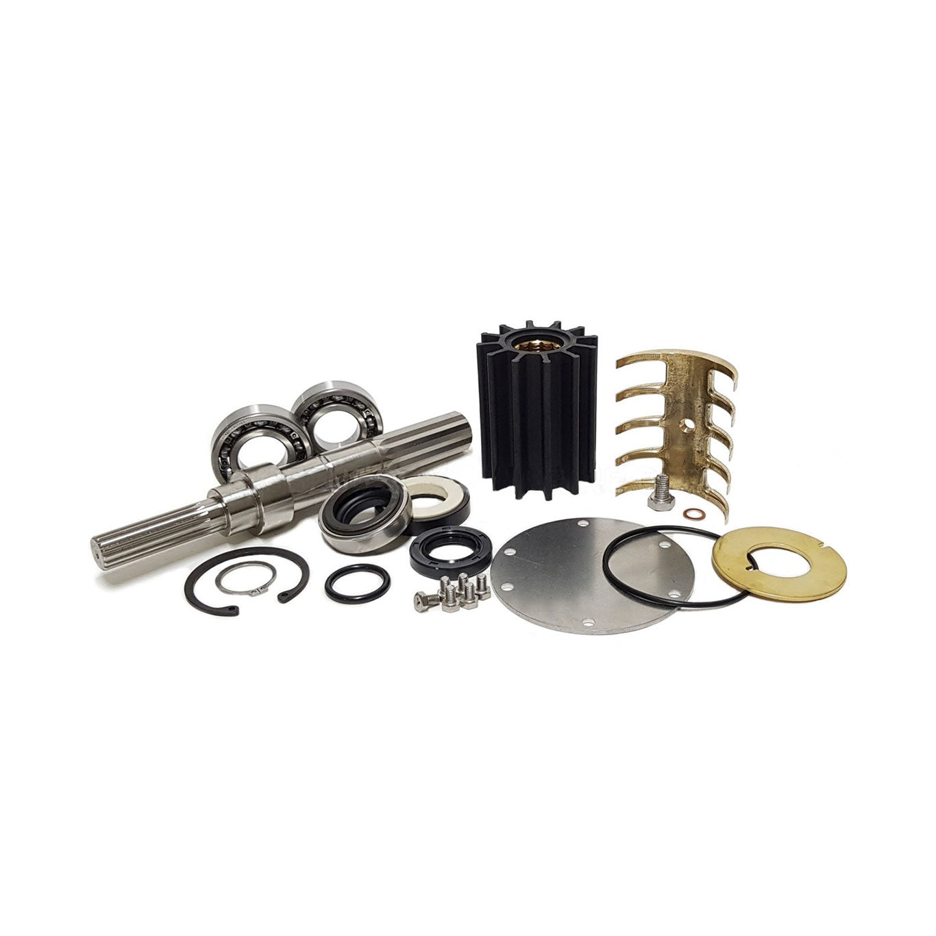 JMP Marine Yanmar Engine Cooling Seawater Pump Major Service Kit (services JPR-YM06LY2, Yanmar 119574-42502, Johnson 10-13170-01).