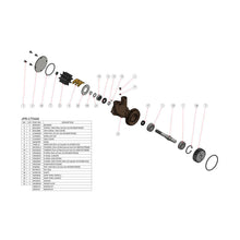 JMP Marine Caterpillar Engine Cooling Seawater Pump Major Service Kit (Services JPR-CT0440, Caterpillar 4255412, 425-5412).