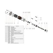 JMP Marine Caterpillar C12 Engine Cooling Seawater Pump Major Service Kit #JSK0138. Replaces Sherwood kit p/n 25148. Services pump(s) JPR-CT1200R.